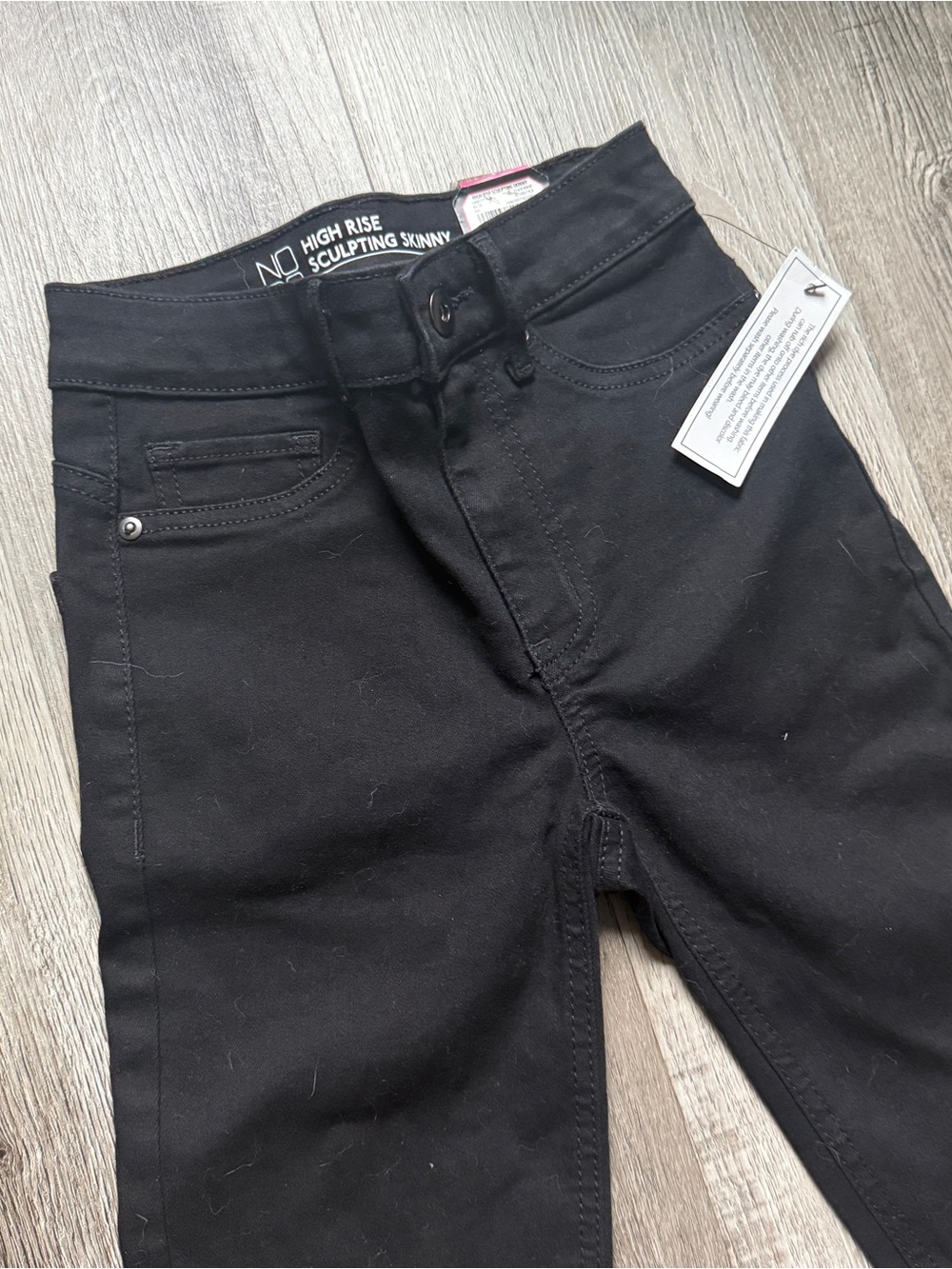No Boundaries Black High Rise Stretch Skinny 5-Pocket Jeans Size 1 - 0179